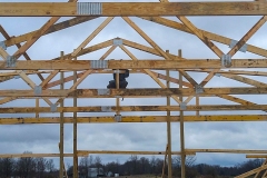 Framing Poll barn